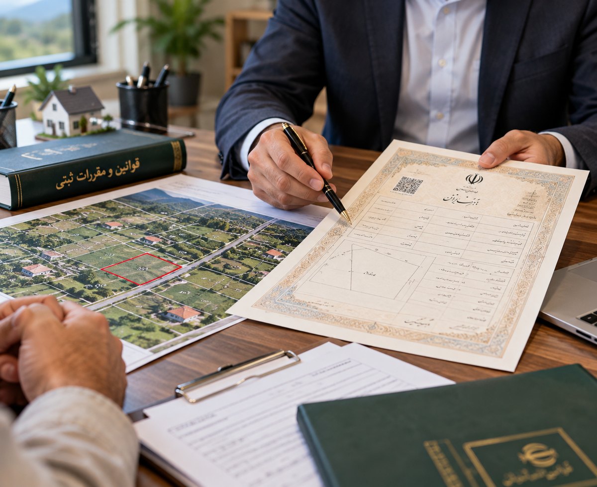 فروش زمین در شمال با سند تک‌برگ؛ خریدار قبل از معامله چه استعلام‌هایی بگیرد؟